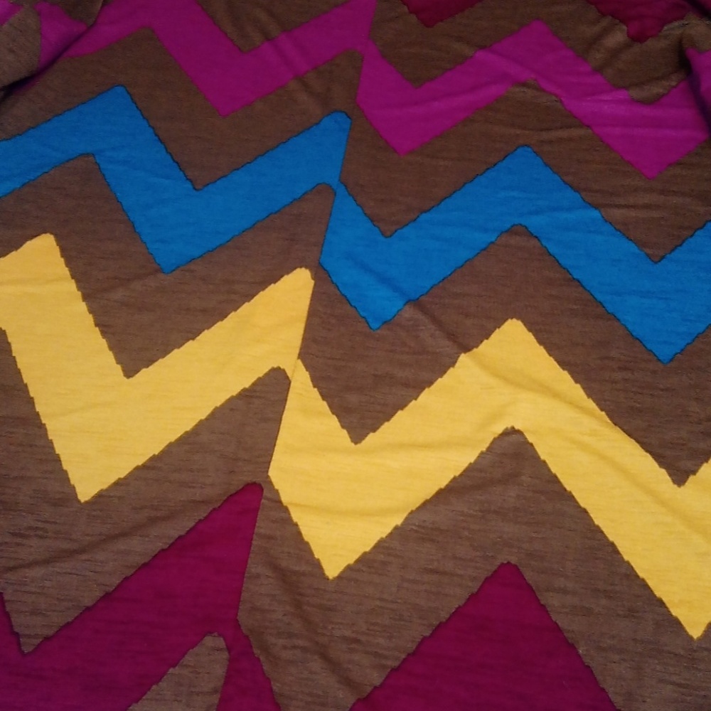 Filly Flair Multi Color Aztec Flowy Blouse Top - image 7